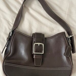 Coach vintage leather shoulder bag